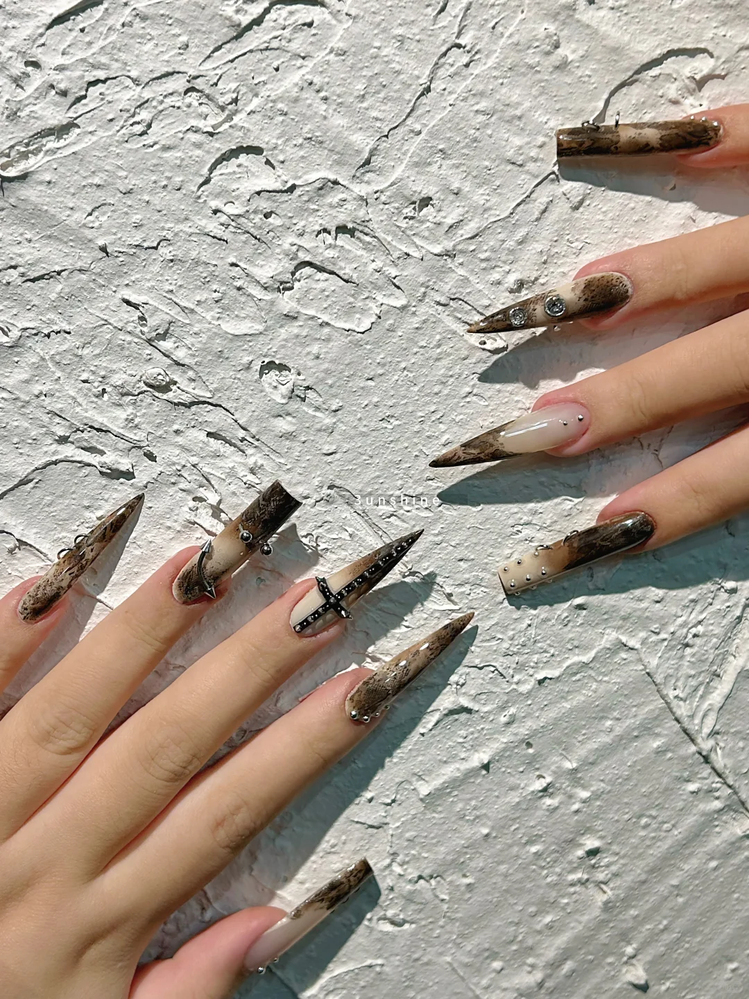 🐍蛇纹穿孔辣妹🥵美甲｜宿迁美甲