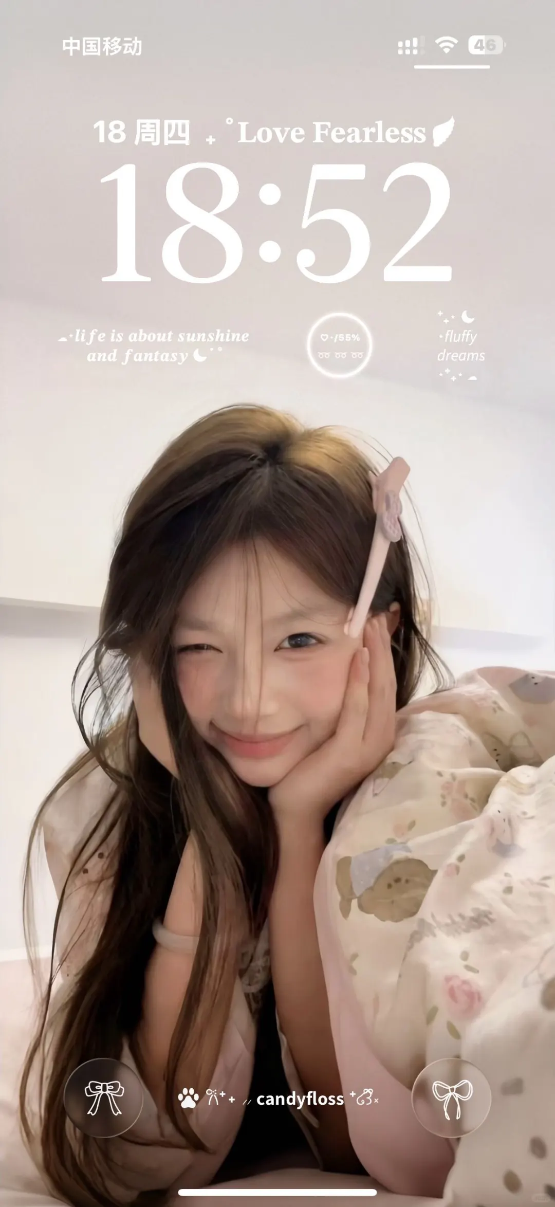 好喜欢我的新壁纸！！🤍✨😍😍