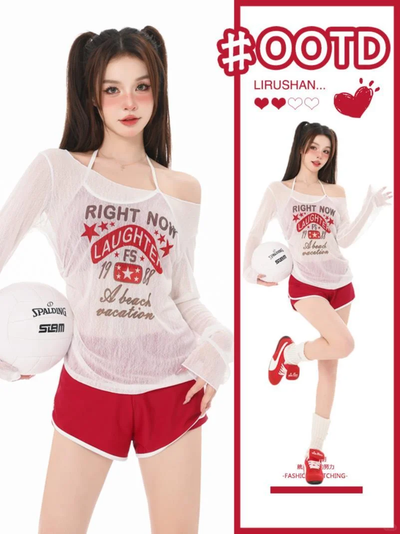 🌸2025新款少女泳衣！显白又高级