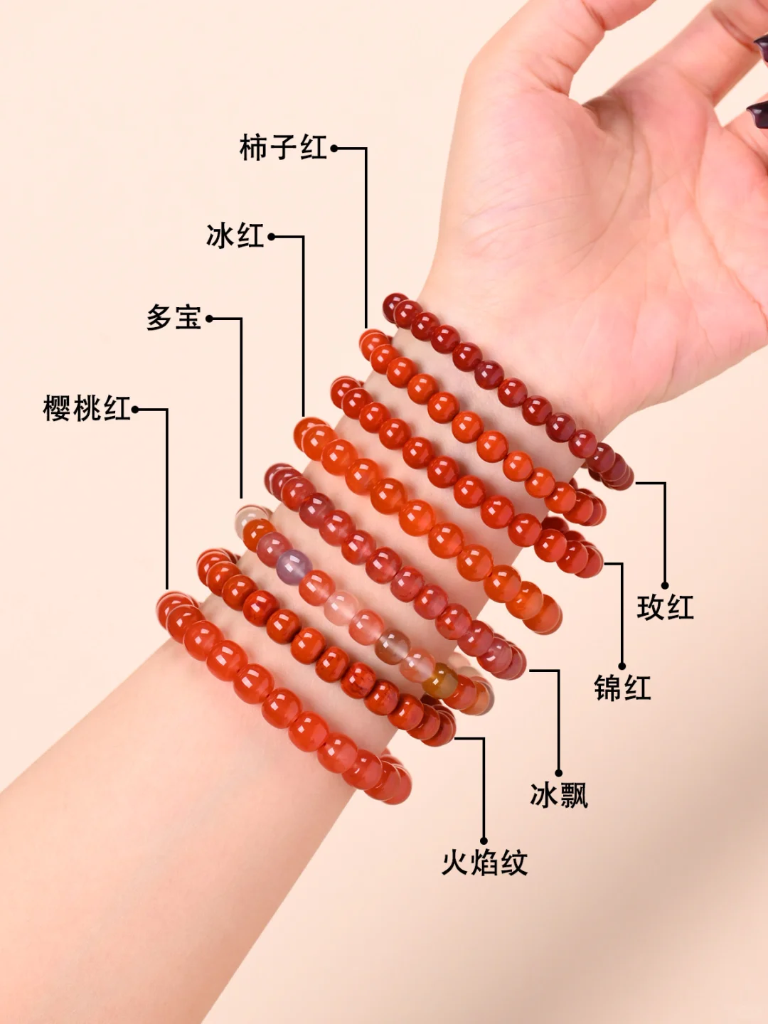 南红色号图鉴｜一篇带你认全，收藏这篇就够了