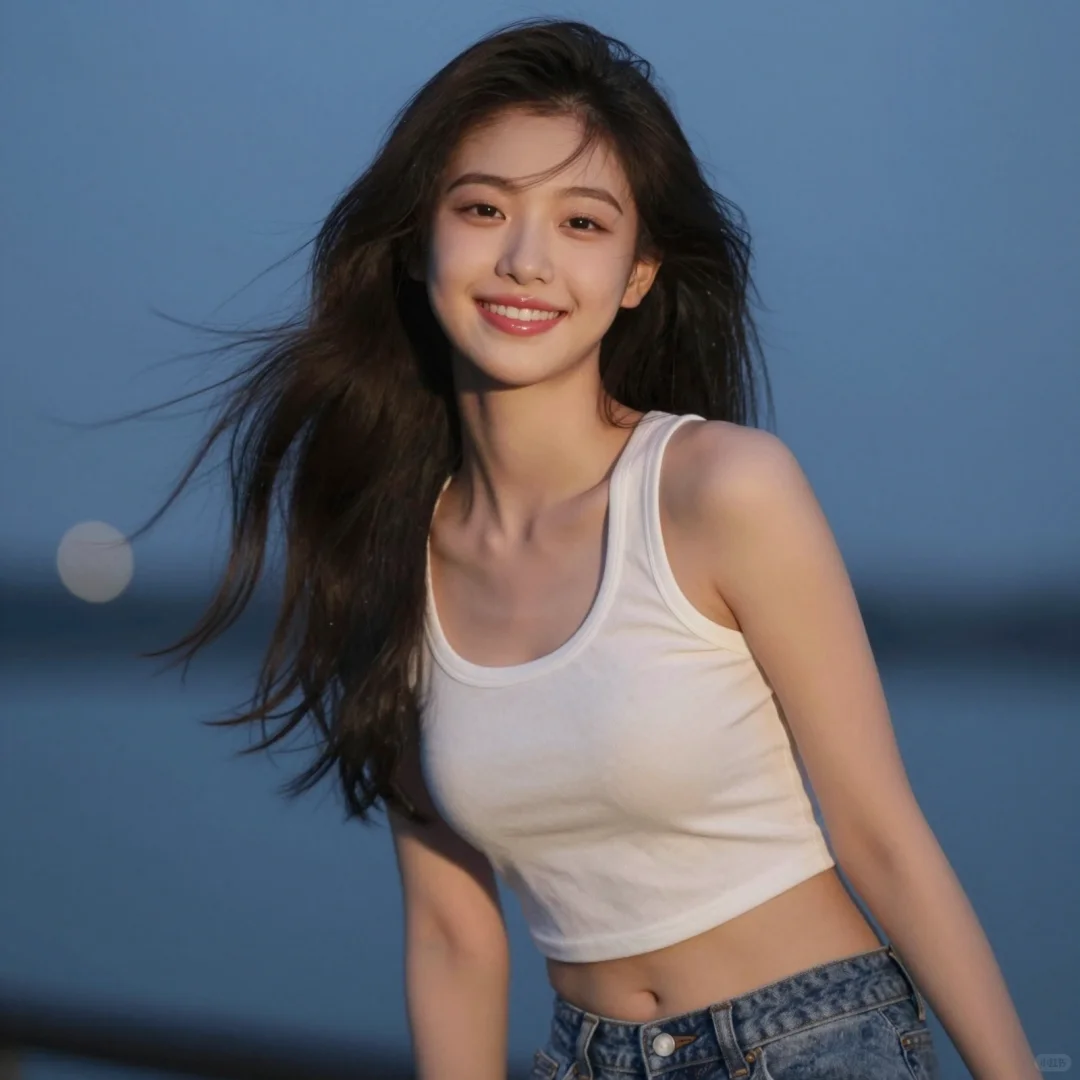 AI写真集-爱笑的女孩