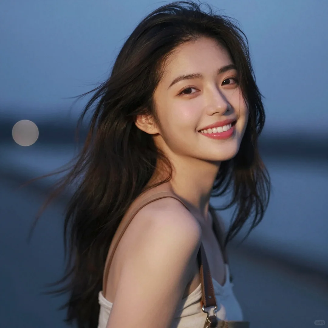 AI写真集-爱笑的女孩