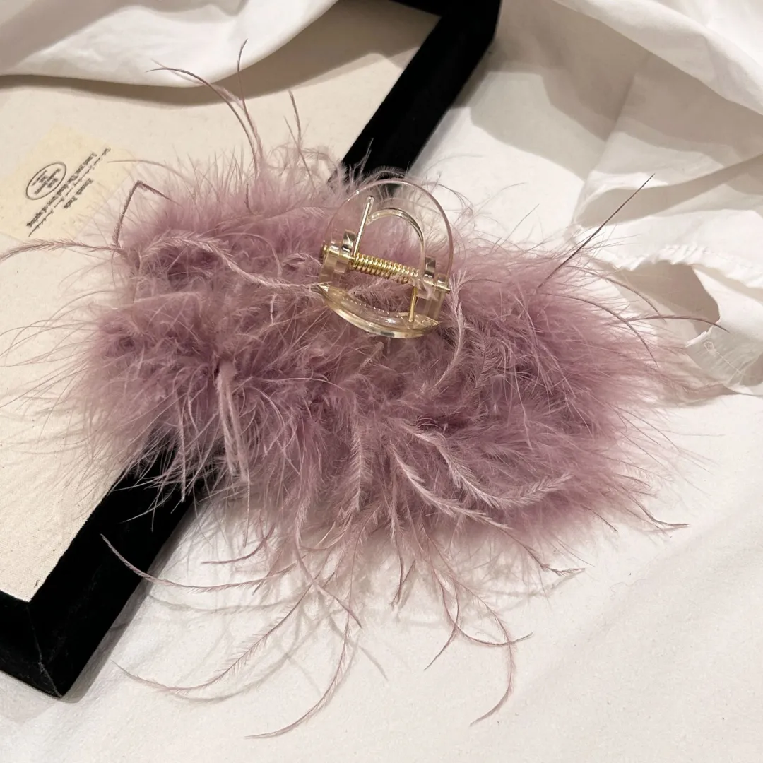 🌟鸵鸟毛抓夹 | 🦌秋冬新宠，纯欲风格
