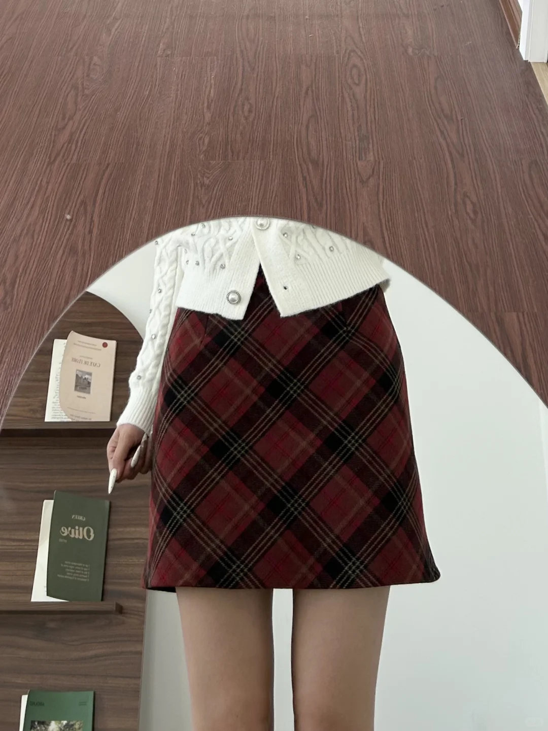 不愧是包臀裙🥹我这种屌丝穿也好看！