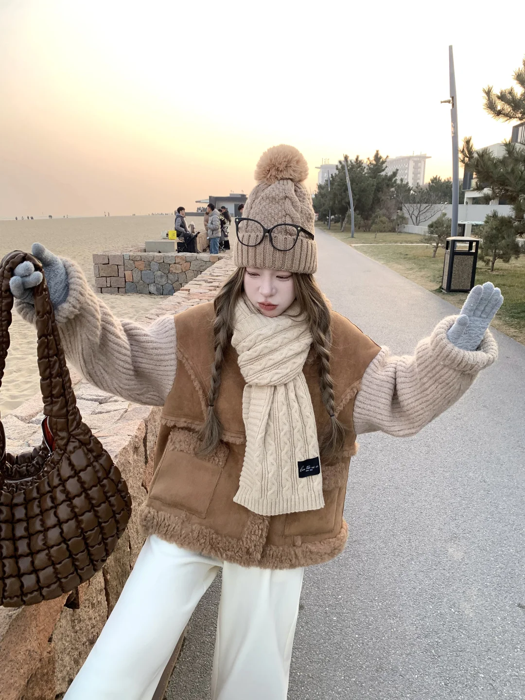 ootd｜阿那亚海边好多可爱狗狗🐶～