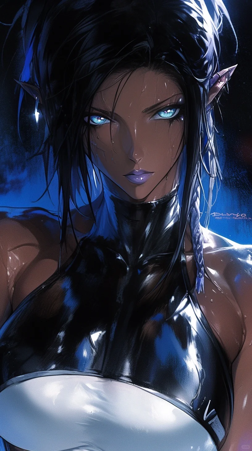 黑皮御姐的氛围感