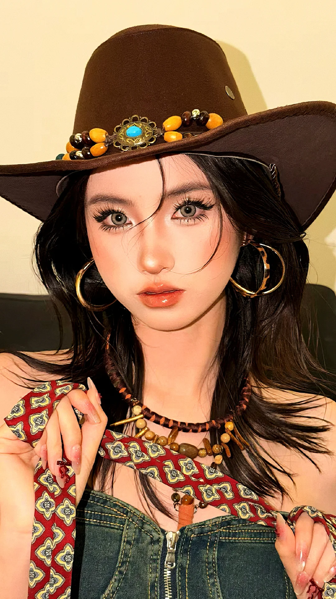 西部牛仔辣妹妆～