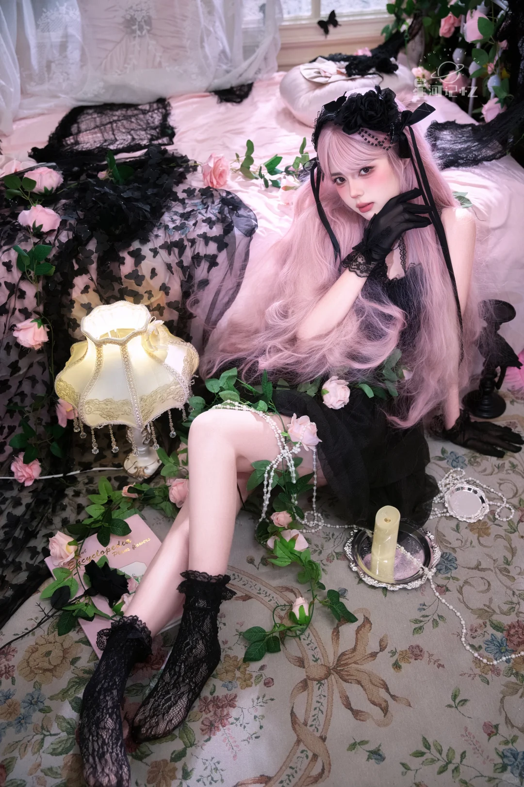 暗黑美学🖤黑夜里的玫瑰少女🌹南昌写真