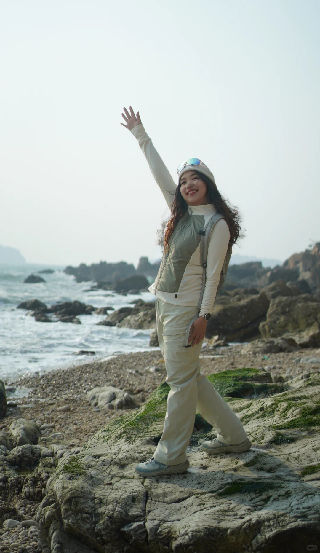 【初冬海边徒步穿搭】0°-10°C保暖不臃肿！