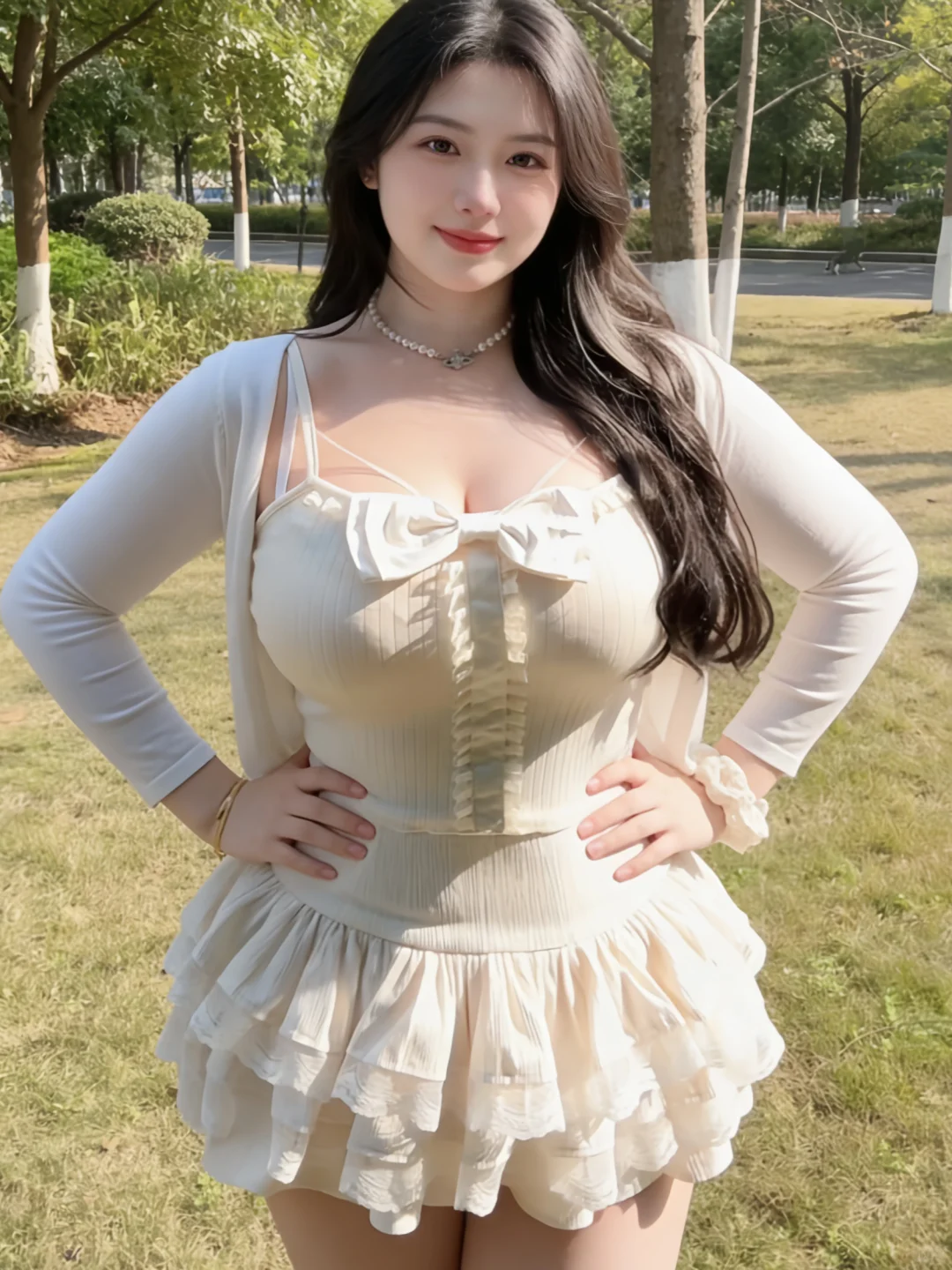 微胖秋冬甜妹穿搭，纯欲感拉满💖