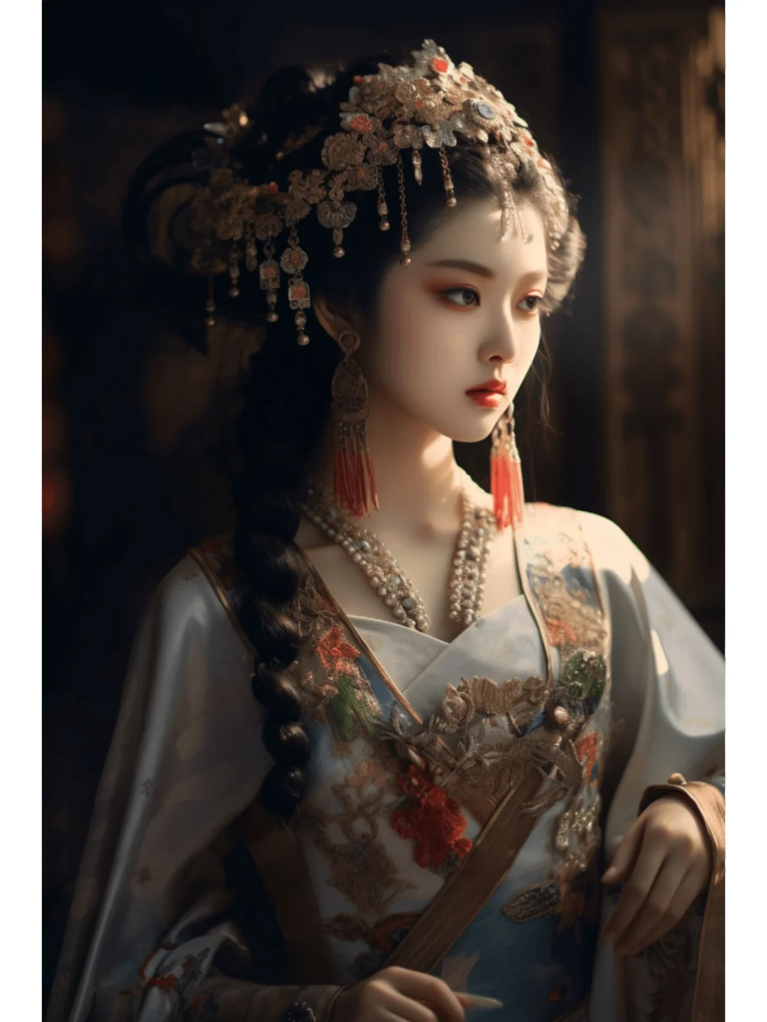 明艳动人的中国古典美女