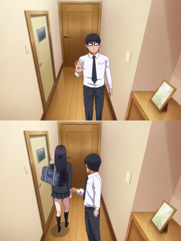 💬当高冷班花发现我藏着的漫画…