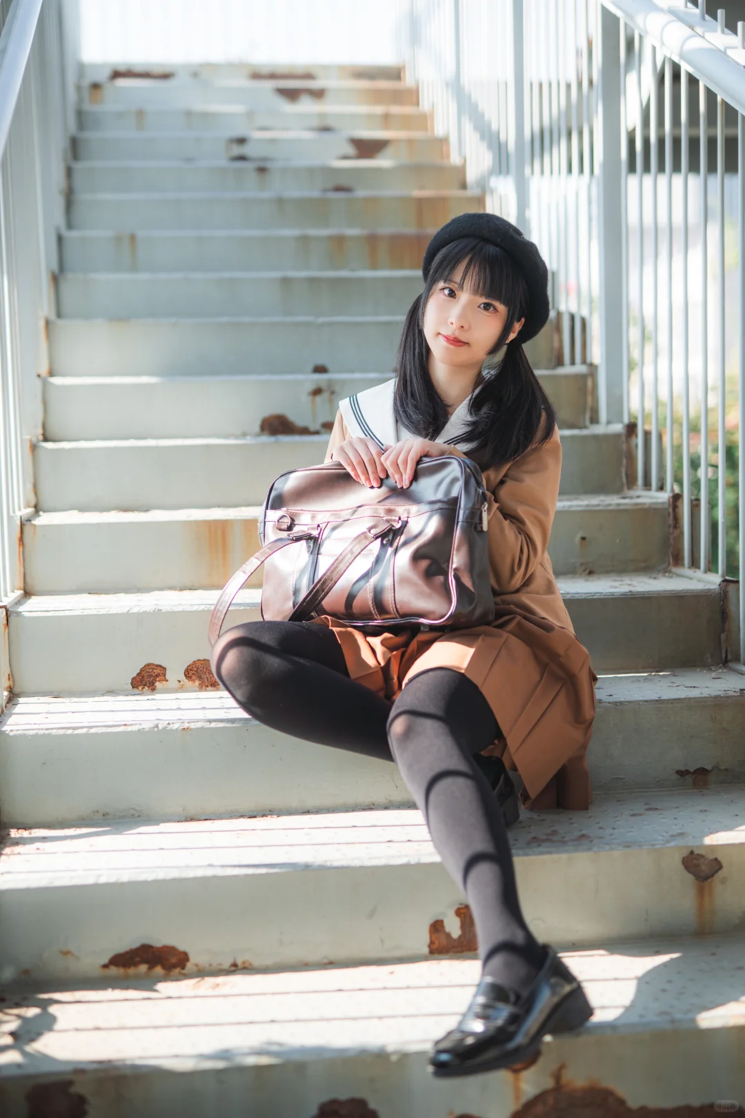 jk写真｜阳光照在她身上