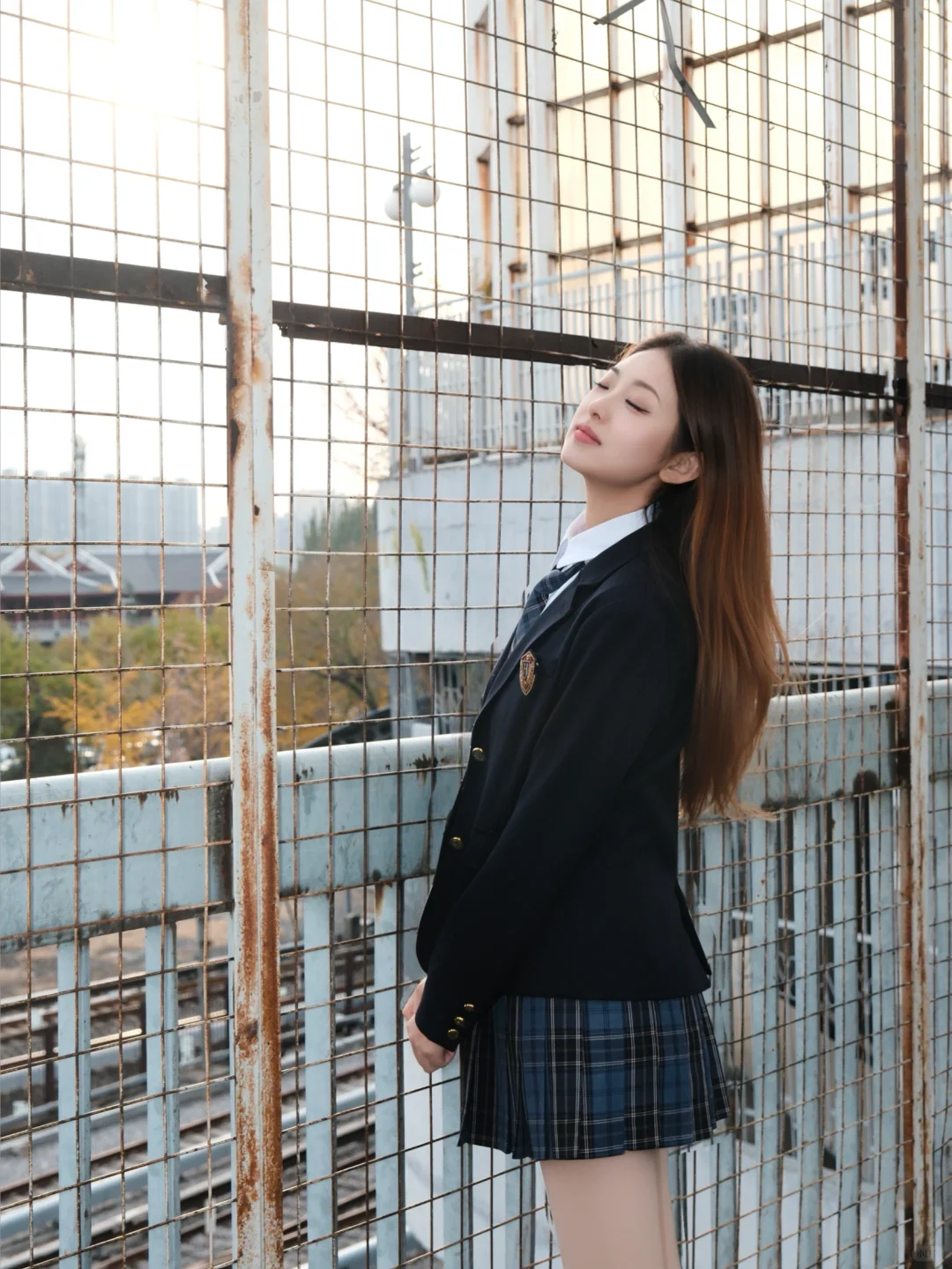 JK女孩的地铁漫游日记｜四惠东🚇胶片感拍照