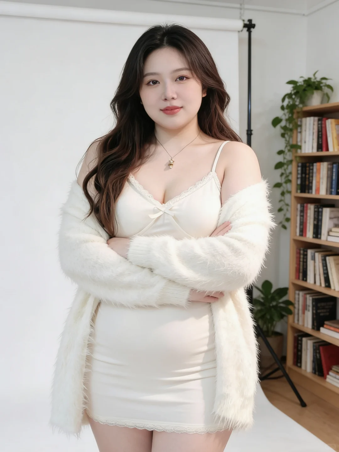 微胖秋冬白月光穿搭，纯欲天花板✨