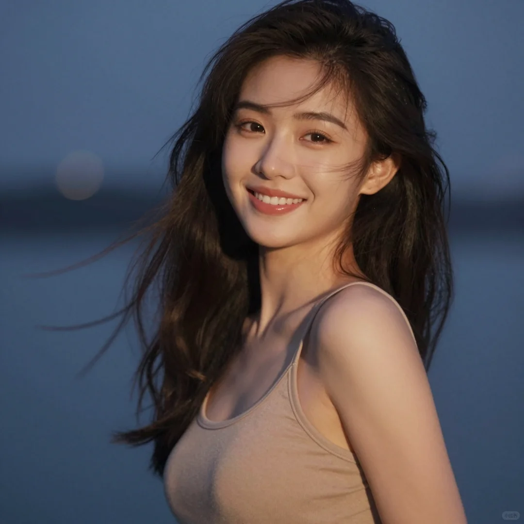 AI写真集-爱笑的女孩