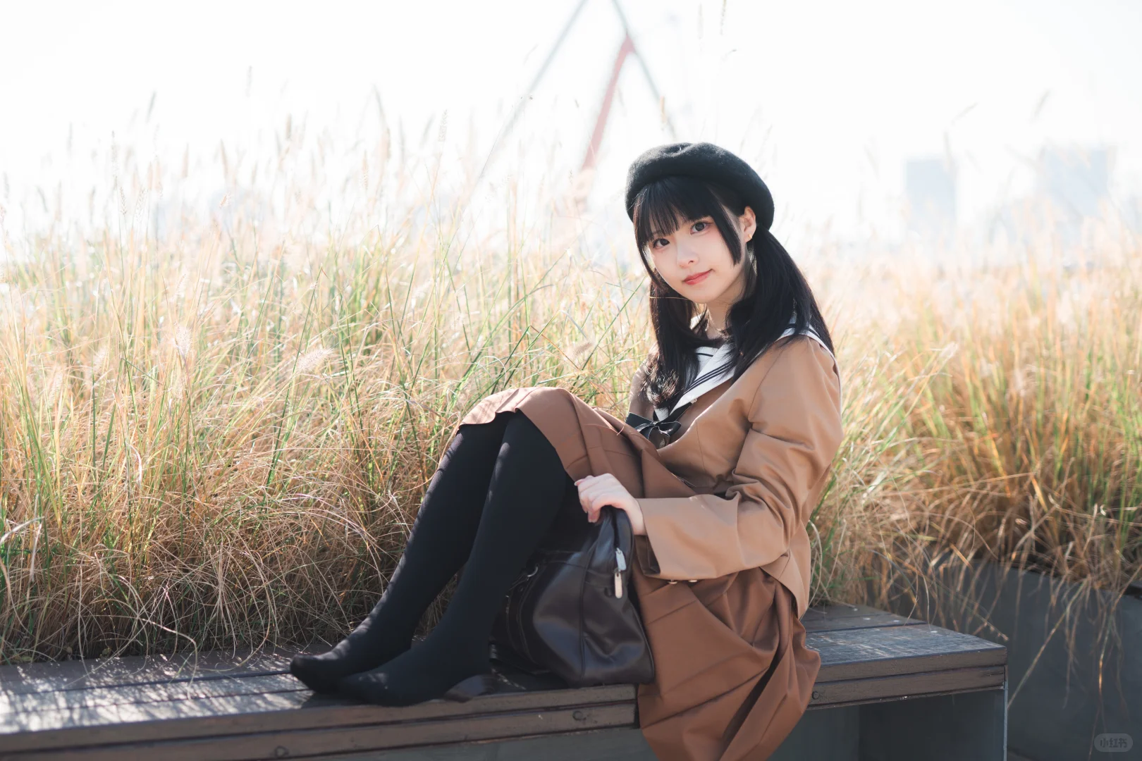 jk写真｜阳光照在她身上