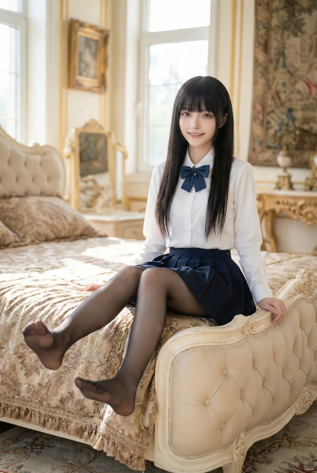 欧式公馆与JK少女