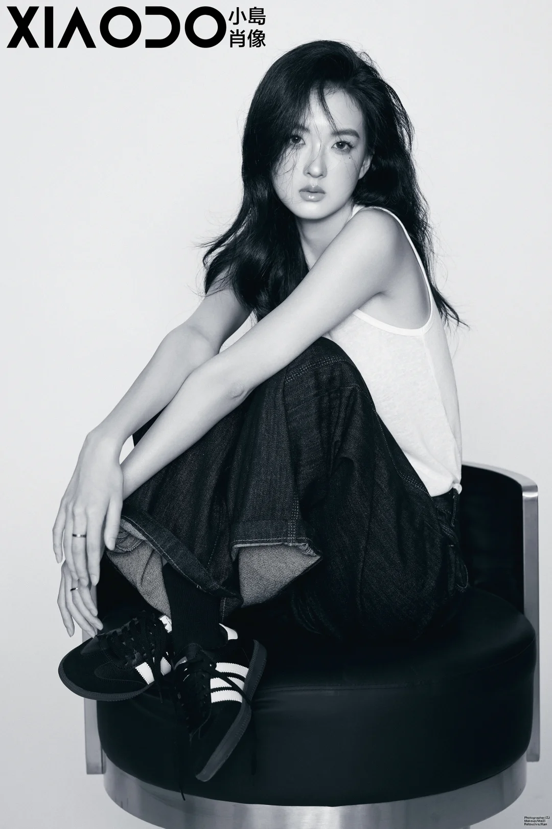 超A性感辣妹风❕黑白御姐写真