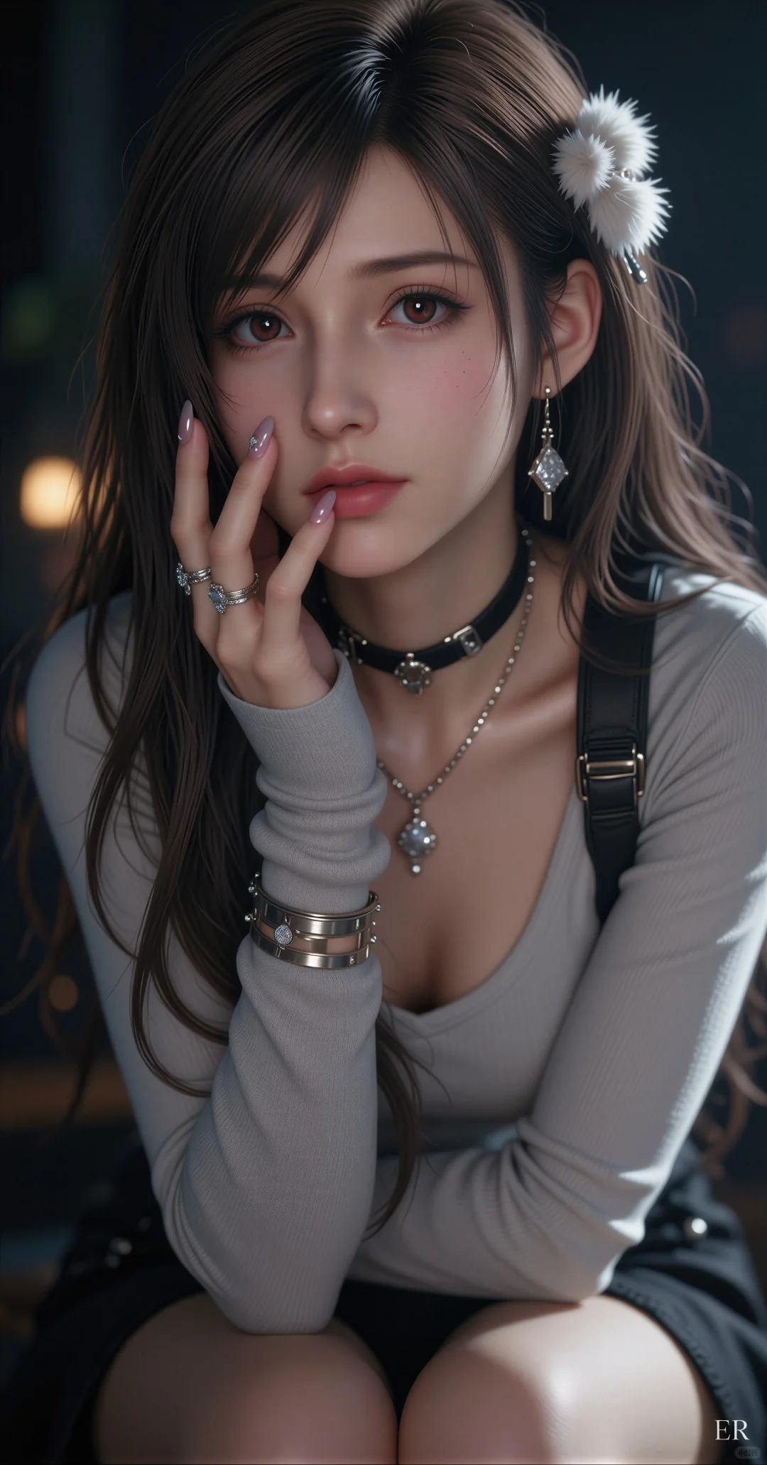 4K壁纸分享 | 写实风格的蒂法8