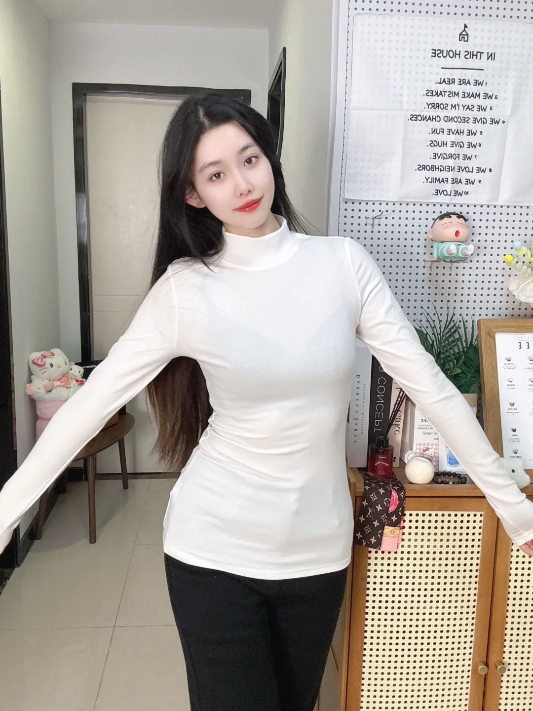 今日纯欲辣妹风ootd！