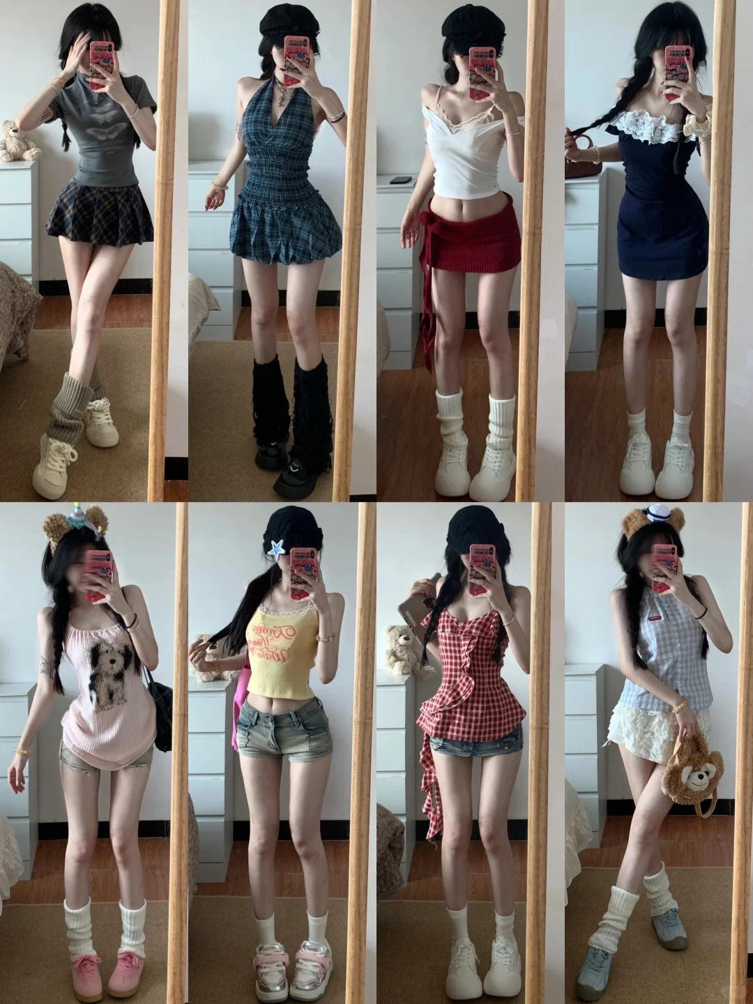 4️⃣8️⃣套～超绝的夏日辣妹穿搭