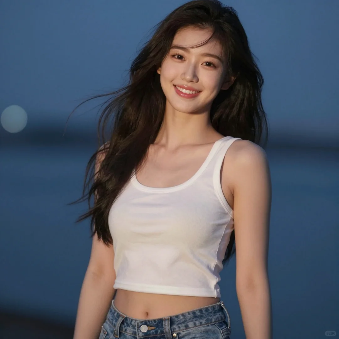 AI写真集-爱笑的女孩