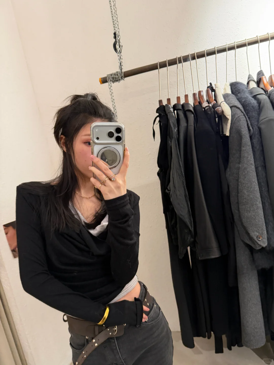 就爱这样简单干净的穿搭～