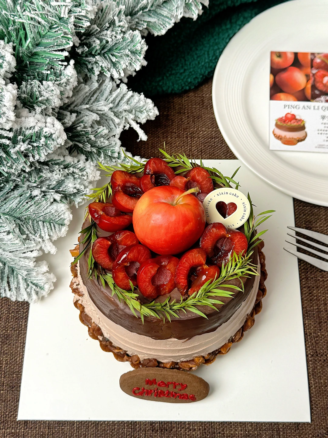 圣诞限定的苹果挞🍰，直接美cry…