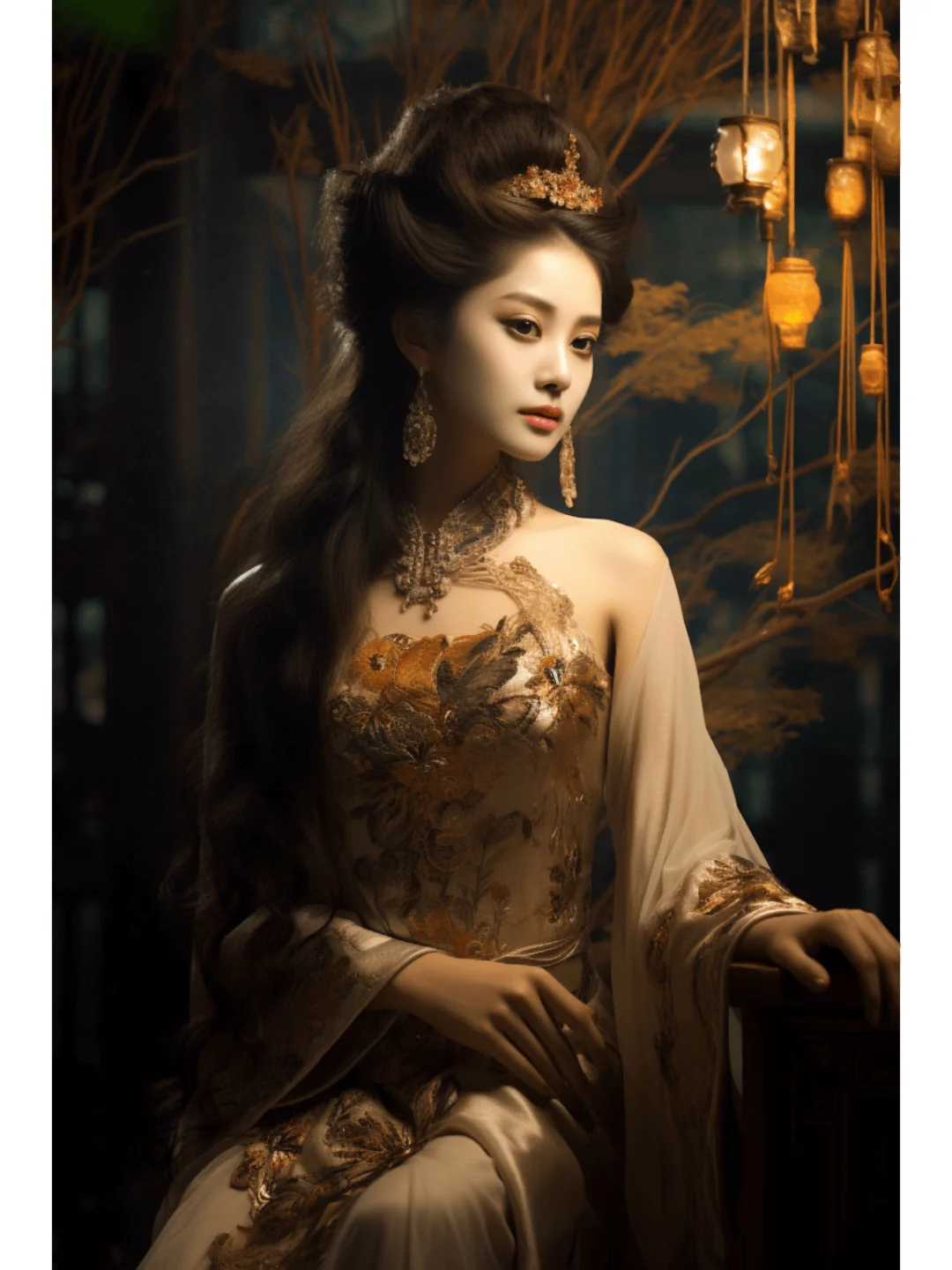 明艳动人的中国古典美女