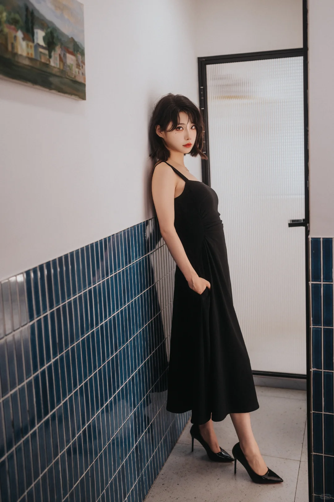 室内人像｜黑裙王姐（其二）