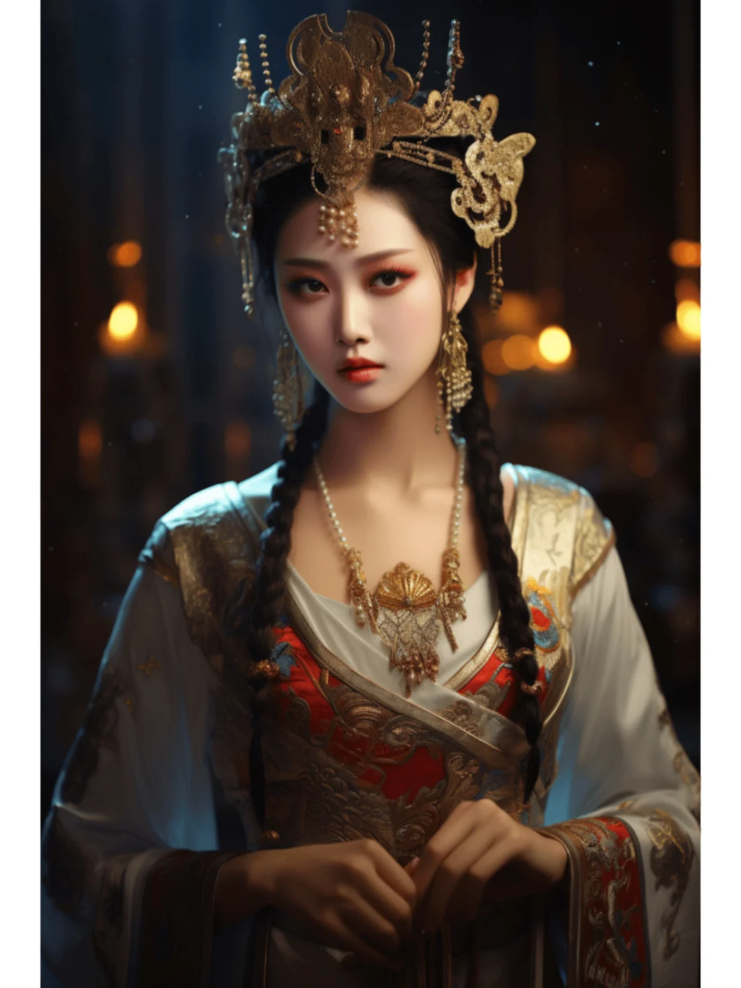 明艳动人的中国古典美女