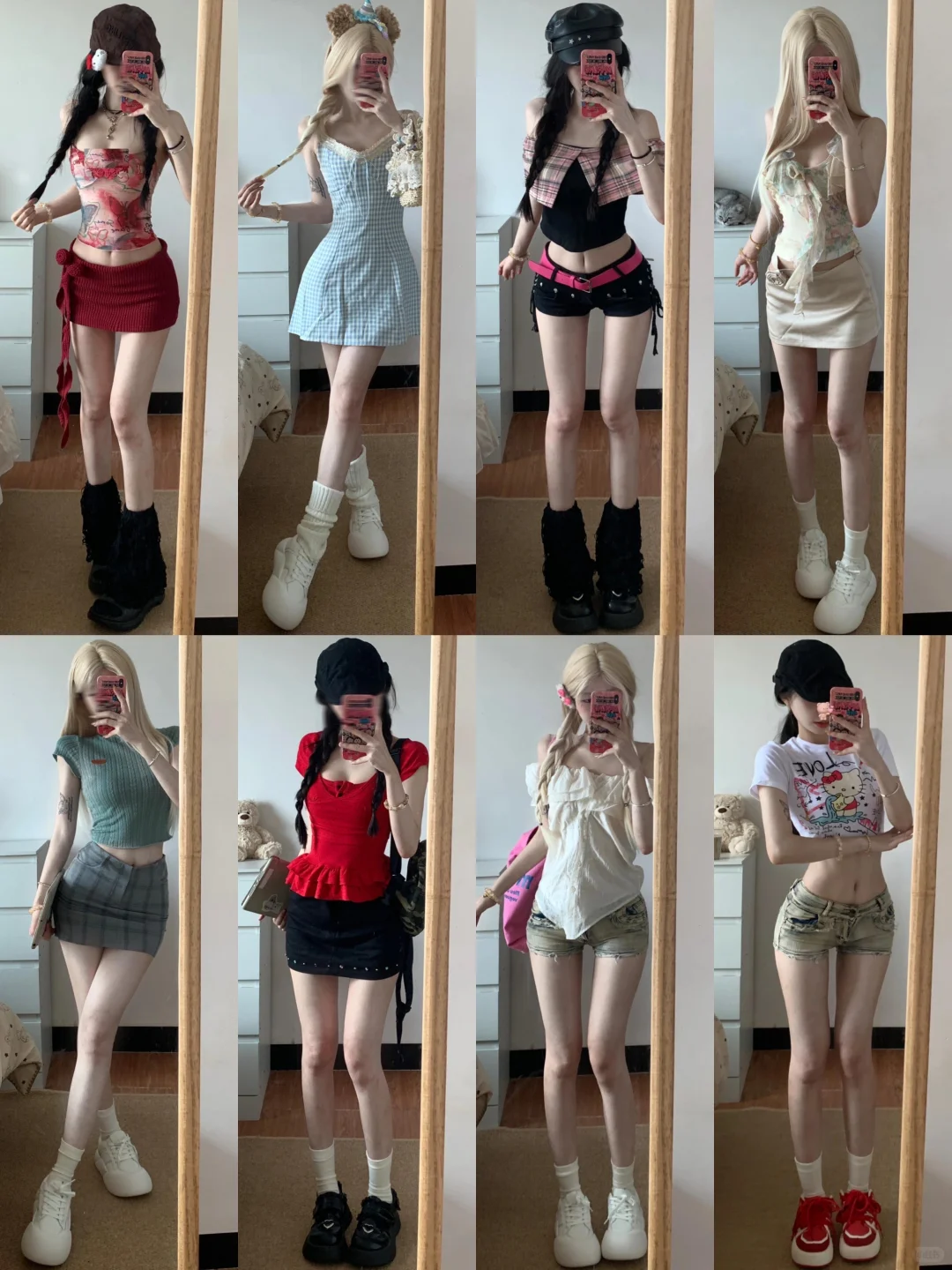 4️⃣8️⃣套～超绝的夏日辣妹穿搭