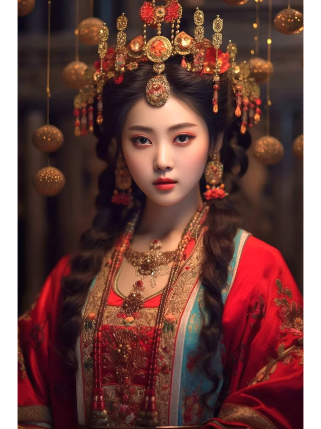 明艳动人的中国古典美女