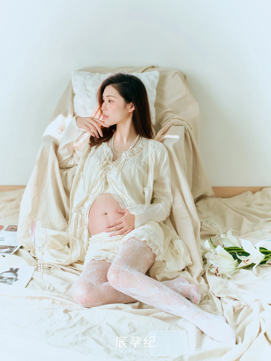当孕期少女遇上芭蕾风🩰宁波韩系纯欲孕妇照