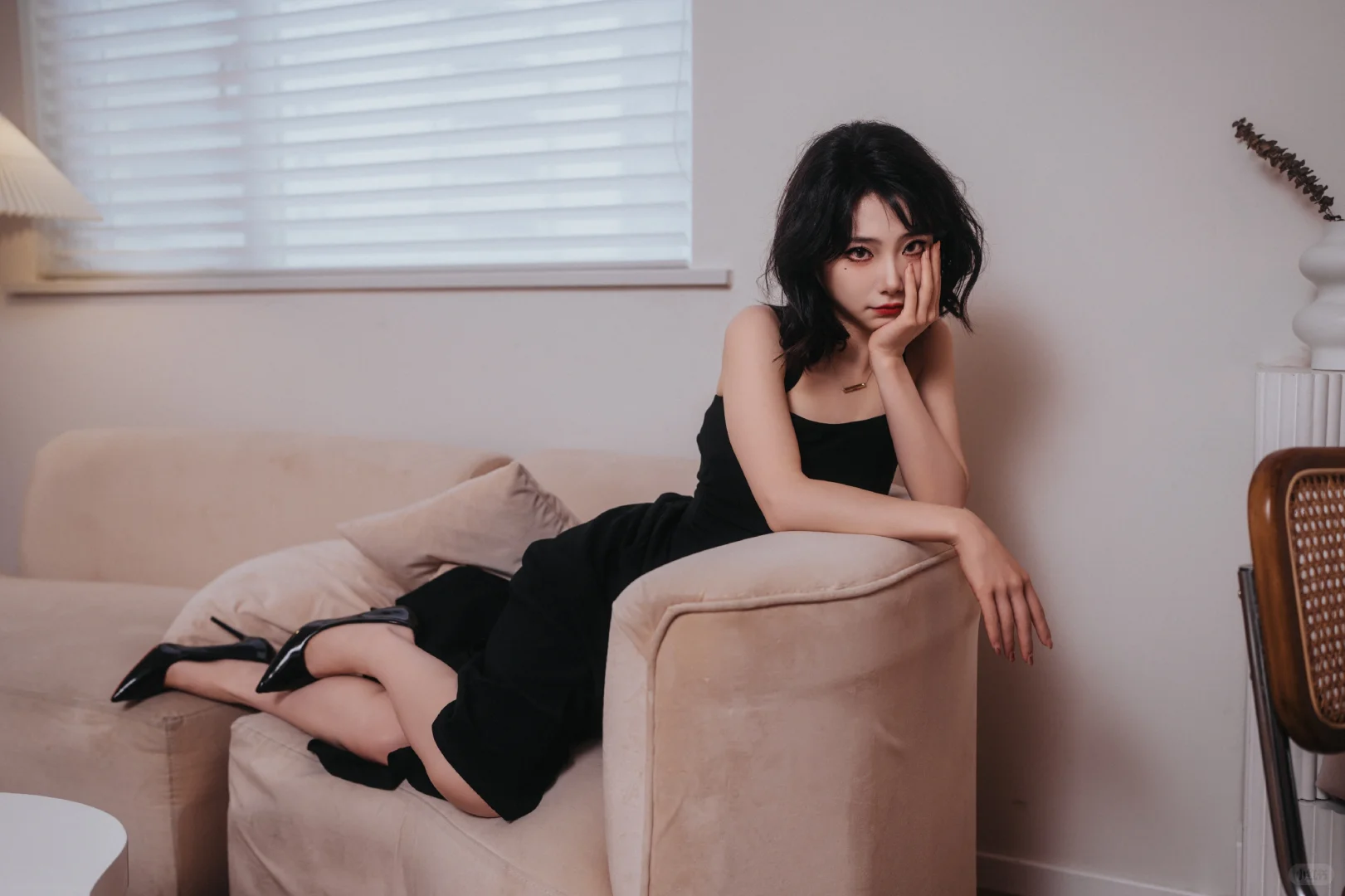 室内人像｜黑裙王姐（其二）