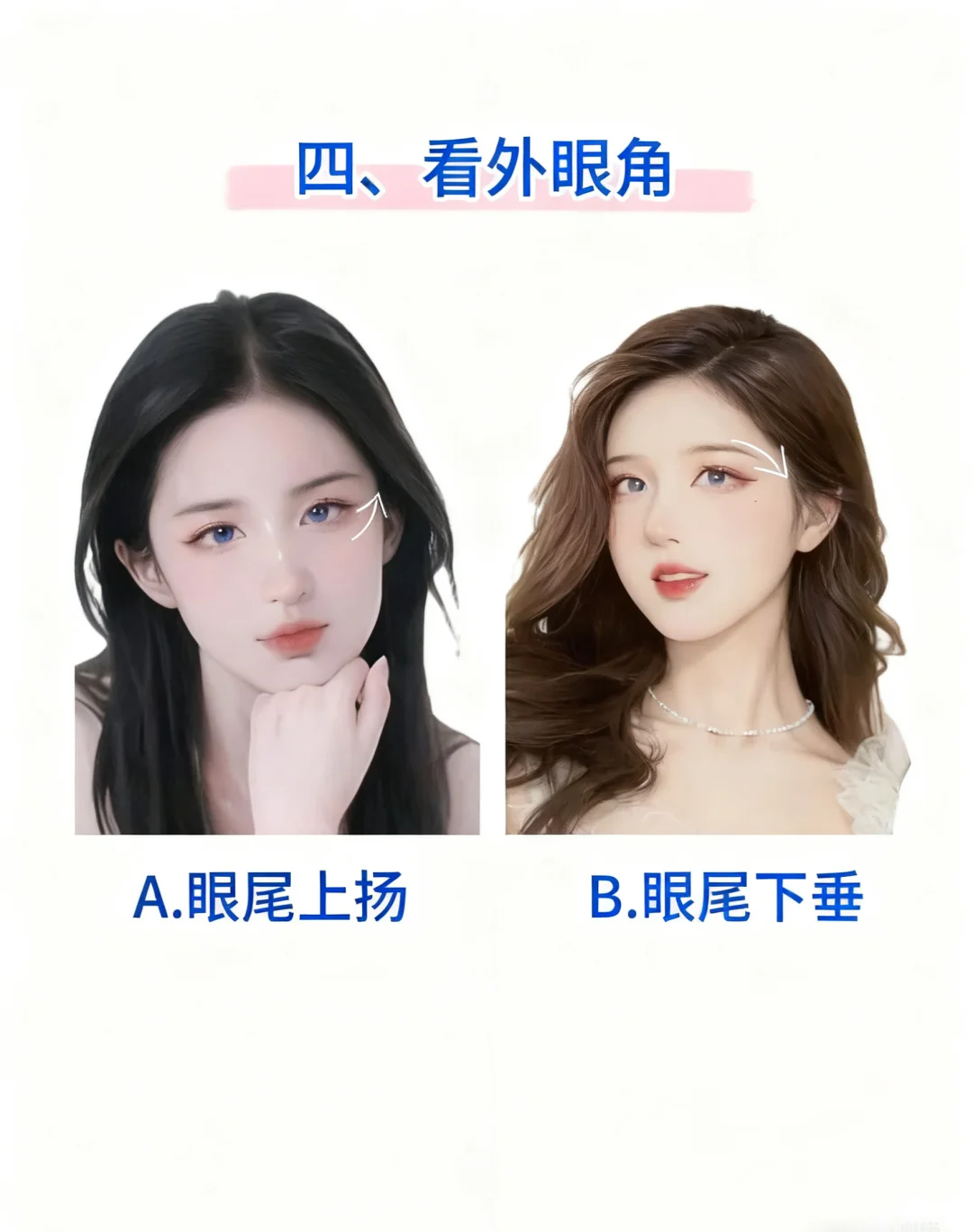 教你4步判断眼形❗附系列眼妆