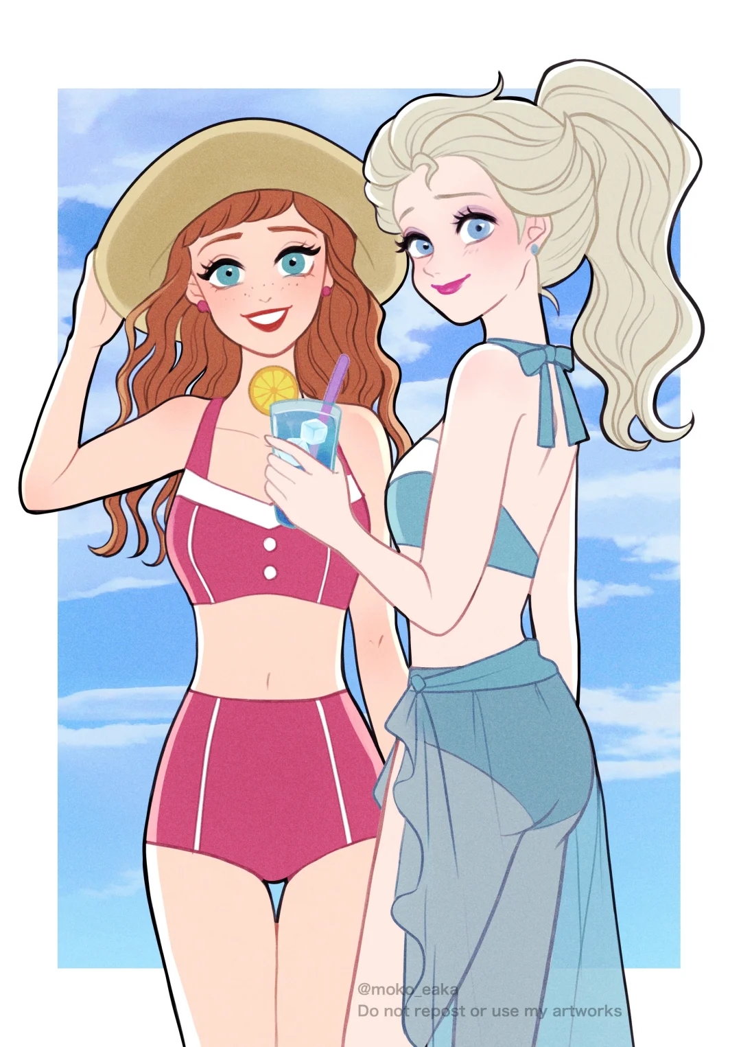 冬日存一夏，公主泳装美到失语！👙