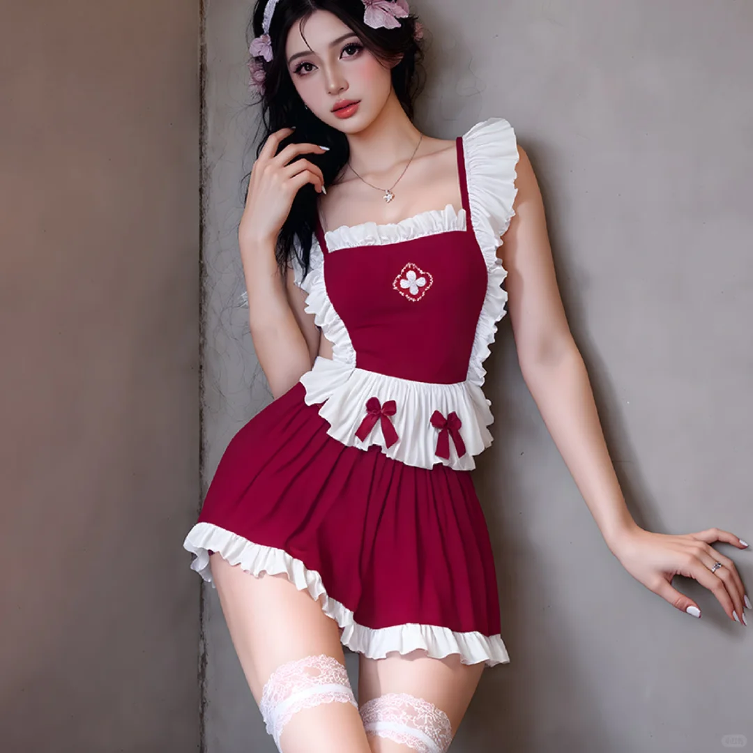 圣诞玫瑰🌹，香艳迷人眼内衣。