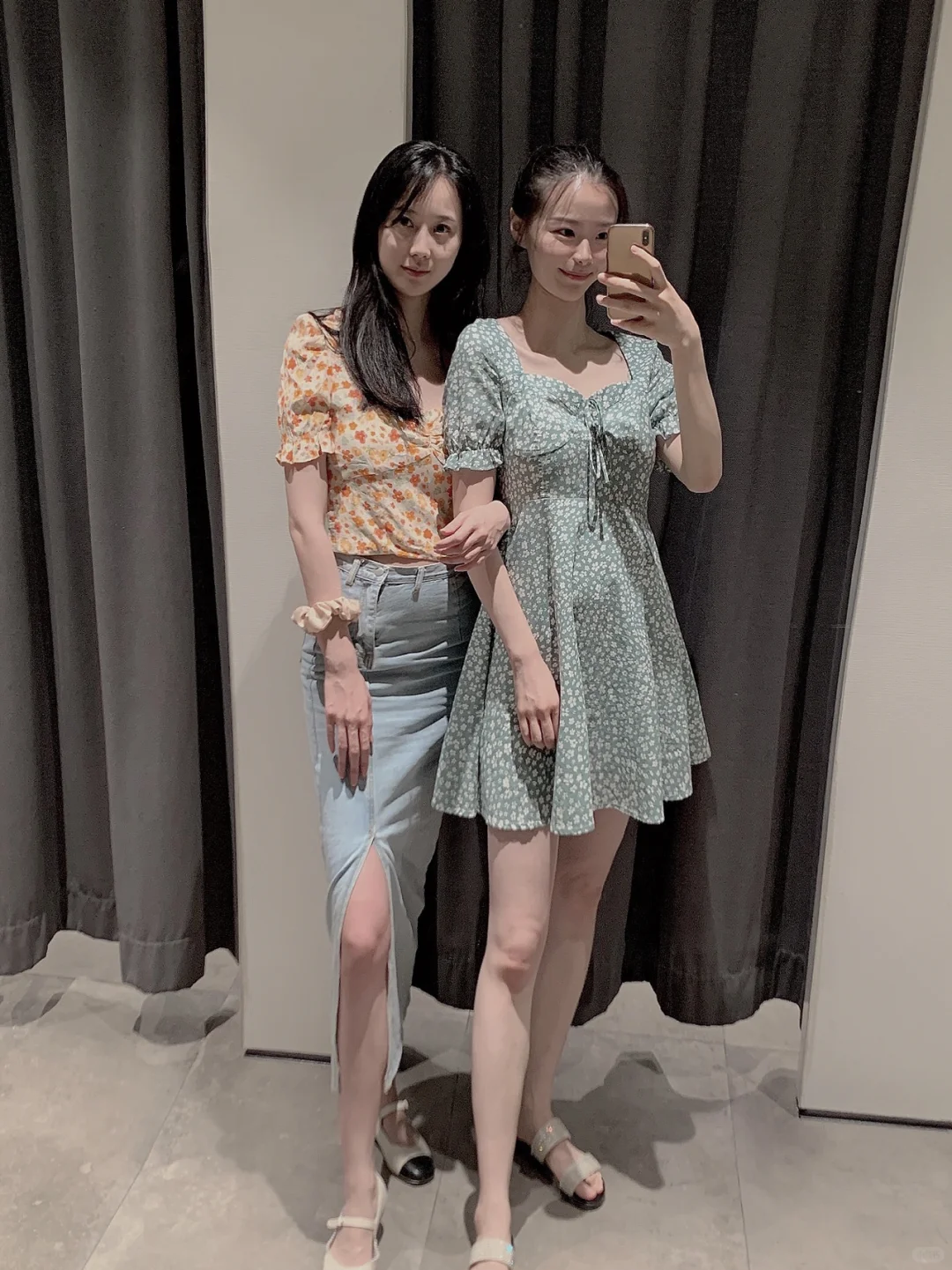 加入嫩模行业的第一天|试衣间拍大片ootd