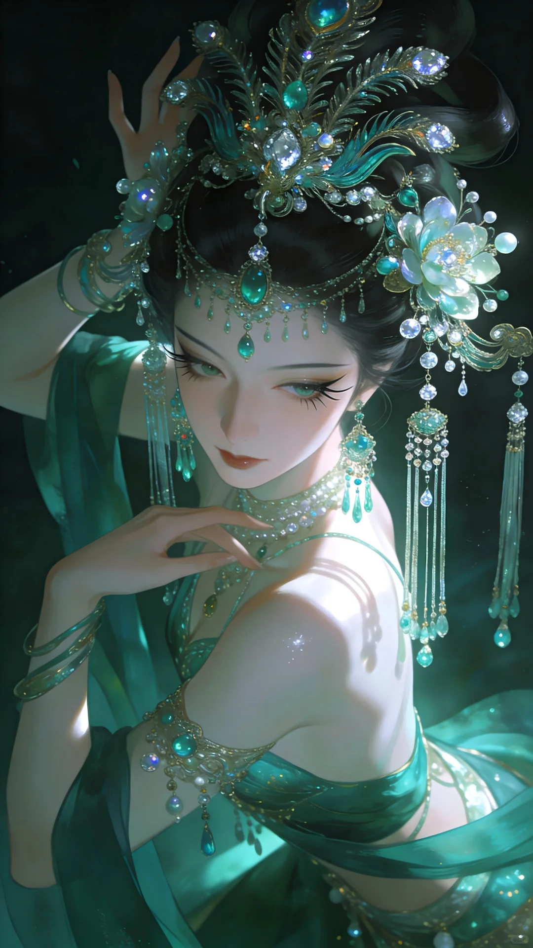 国风重彩，古风美人壁纸