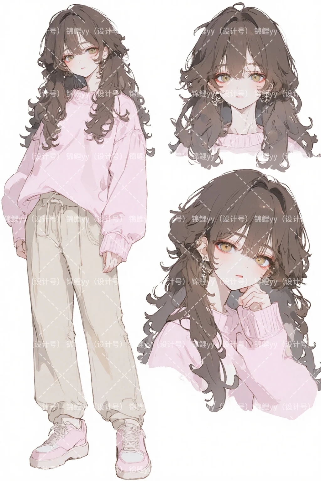 【oc人设】女孩 御姐风 秋冬穿搭 日常风