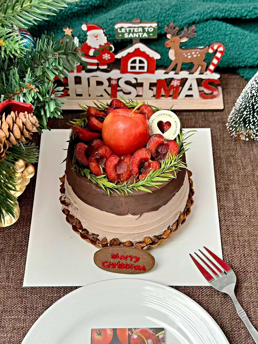 圣诞限定的苹果挞🍰，直接美cry…