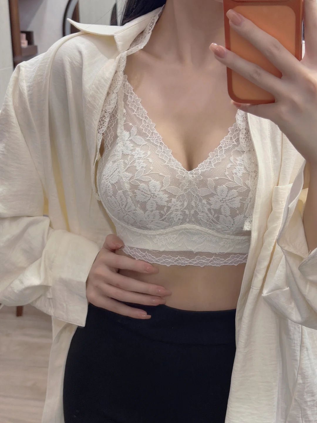 小🐻可外穿的少女纯欲蕾丝bra分享