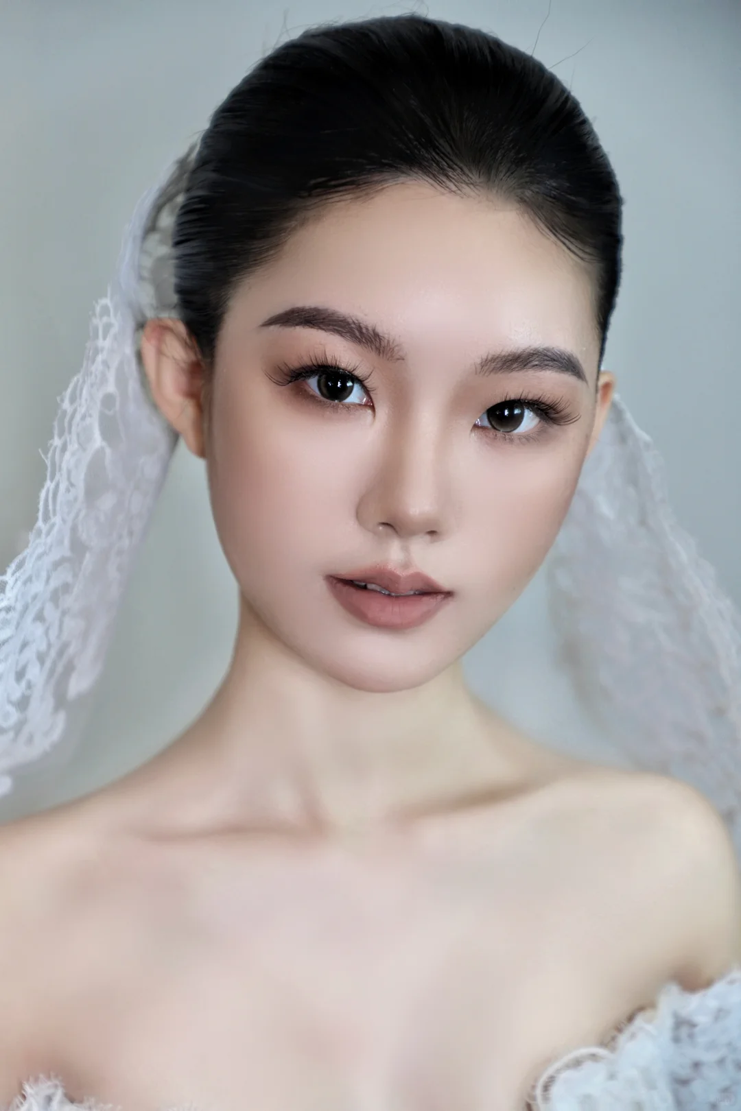 第一次尝试妆面模特