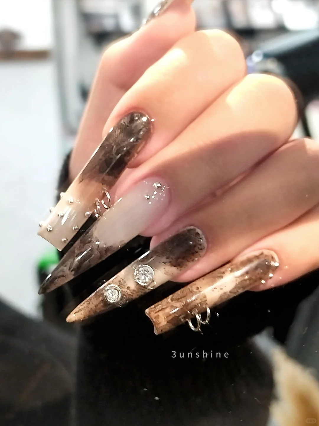 🐍蛇纹穿孔辣妹🥵美甲｜宿迁美甲