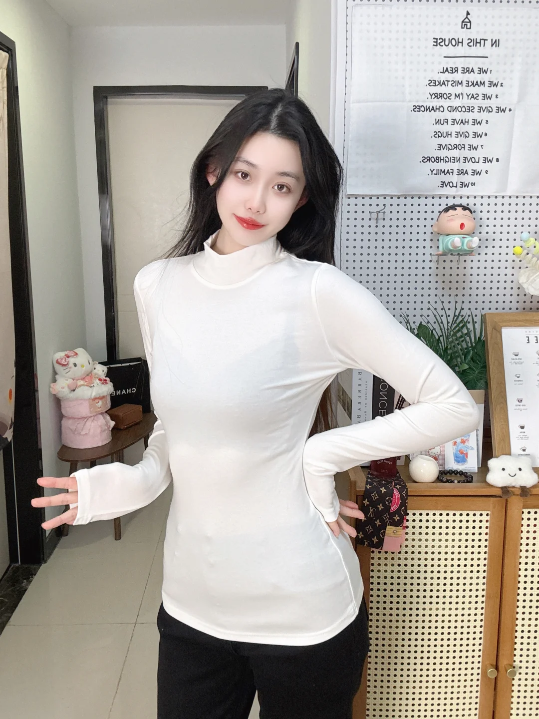 今日纯欲辣妹风ootd！