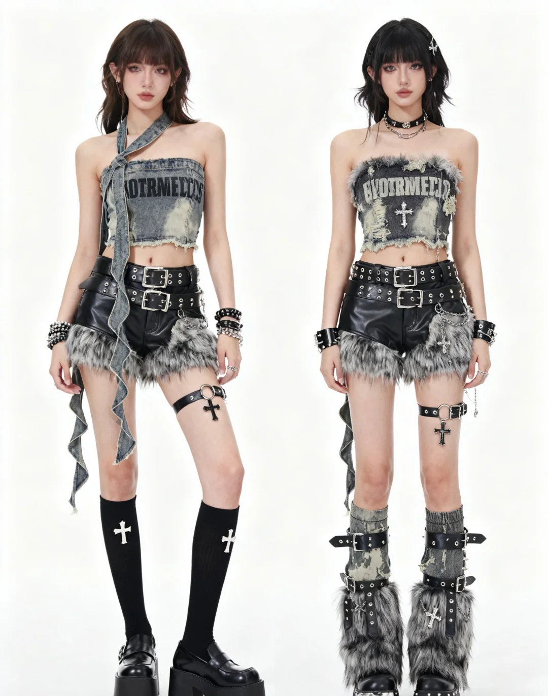 Y2K朋克风穿搭把“叛逆甜酷感”焊在身上🔥