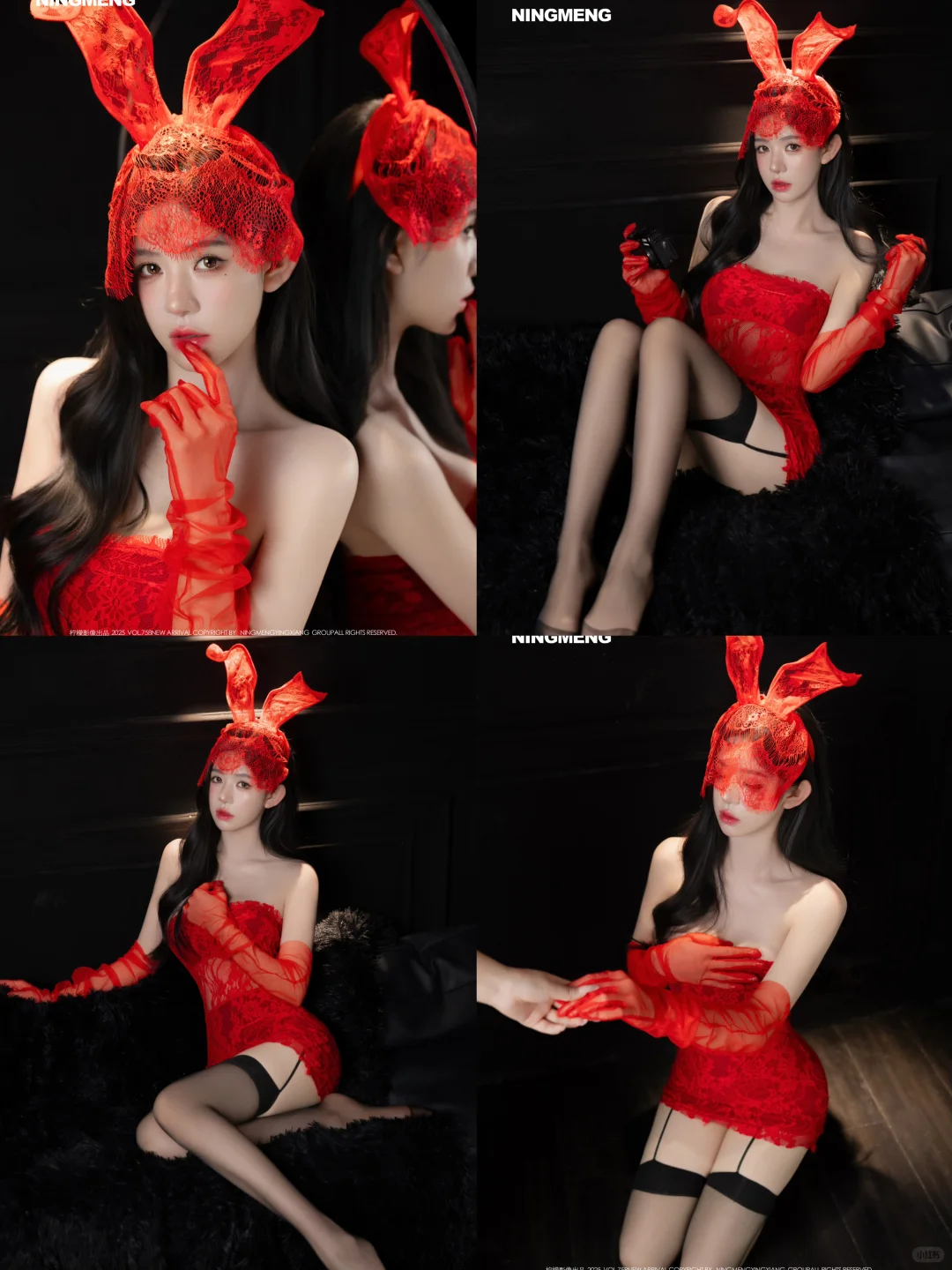 杭州写真｜红色纯欲兔女郎🐰纯欲天花板！