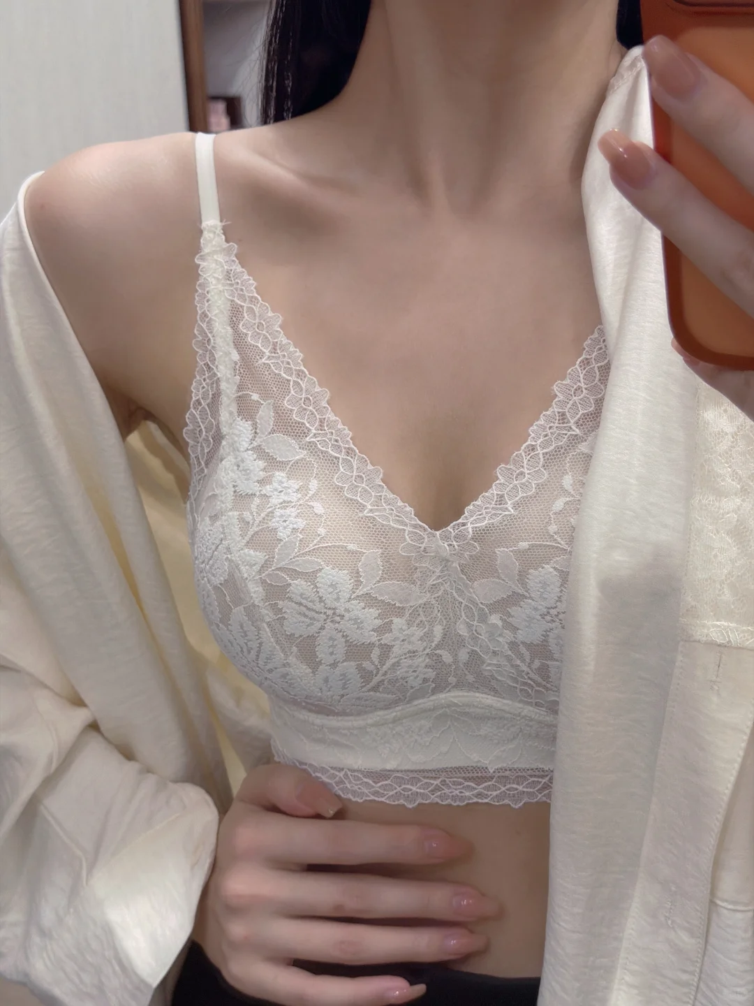 小🐻可外穿的少女纯欲蕾丝bra分享